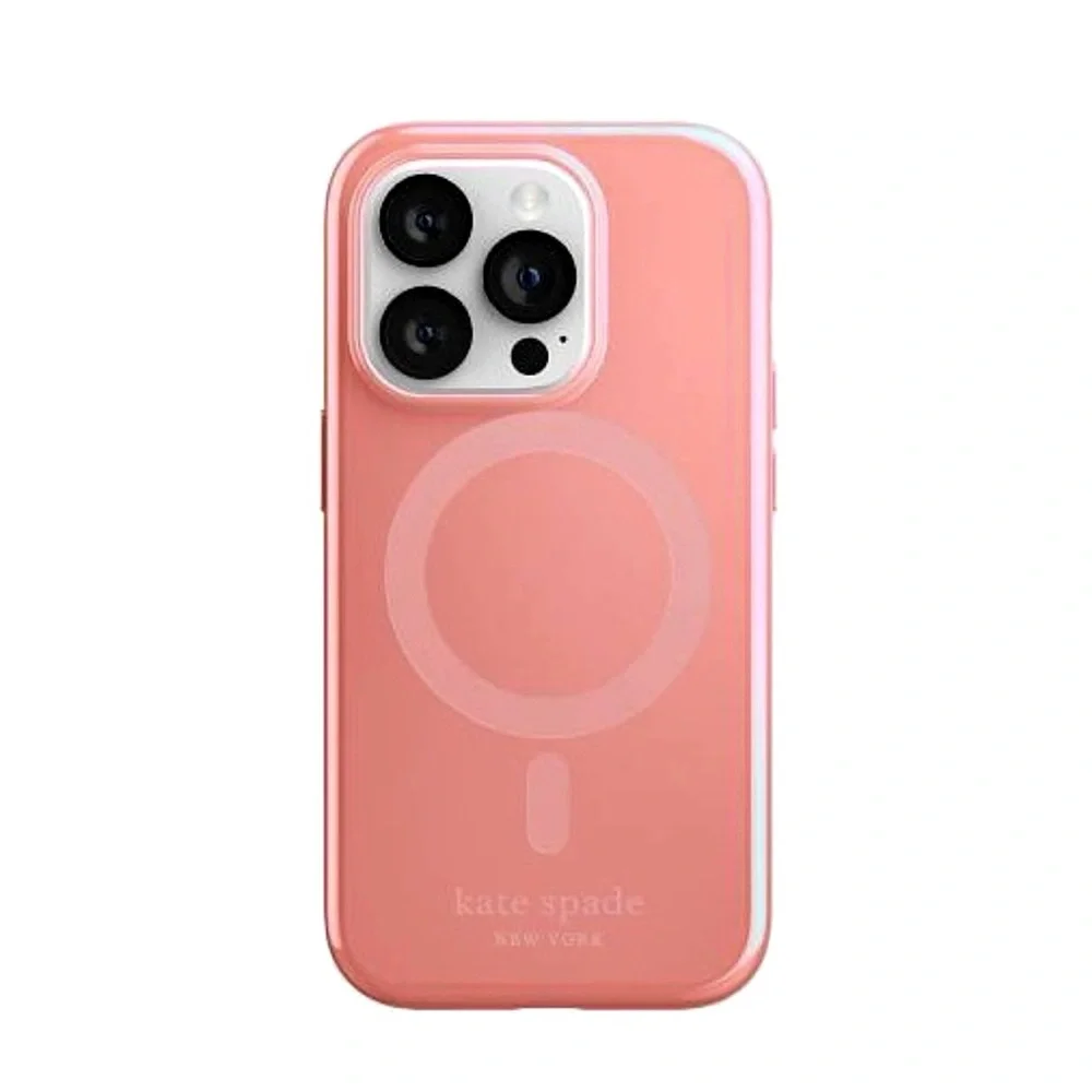 Kate Spade Grapefruit Soda iPhone 14 Pro 6.7” MagSafe Case NWT